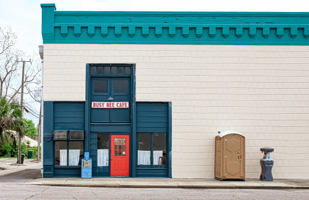 Porta potty delivery and setup in Dana, NC
